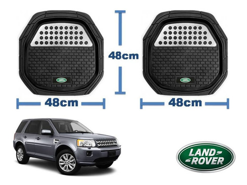 Tapetes 4pz Charola 3d Logo Land Rover Freelander 07 A 14 Foto 3