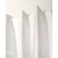 Juego De Cortinas Blackout Engomado 250cm Largo Bloquea 100%