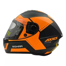 Casco Integral Axxis Draken Mp4 C4 Naranja Mate