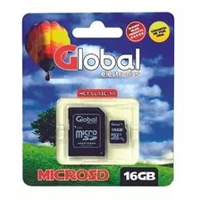 Tarjeta De Memoria Global 16gb Sd Clase 10