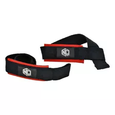 Strap Fita Cross Lpo Academia Luva Gancho - Nc Extreme Cor Preto/vermelho