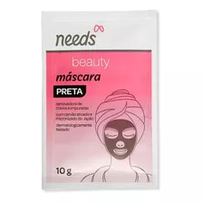 Máscara Facial Preta Needs Beauty Com 10g