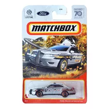 Miniatura Ford Interceptor Police 70 Anos 1:64 Matchbox