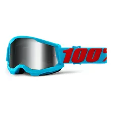 Montura 100% Strata 2 Lentes Espejada Para Motocross Downhill Fxm Summit, Color, Talla Única