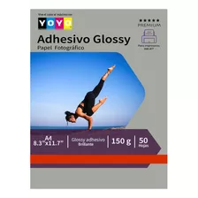 Papel Adhesivo Etiqueta Label Sticker A4 Glossy 150g 50hojas