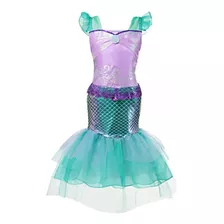 Fantasia Ariel Infantil Luxo 