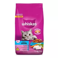 Ração Whiskas Gatos Adultos Castrados Sabor Peixe 10,1kg