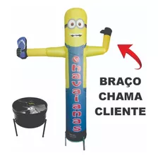 Boneco Biruta Personalizado Minion Com Motor 12x Sem Juros