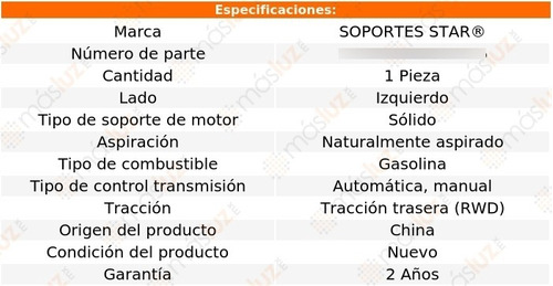 1) Soporte Motor Izq Dodge Diplomat 8 Cil 5.2l Aut, Std 77 Foto 2