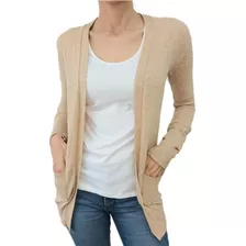 Saco Largo Bremer Con Detalle Bolsillos - Mujer