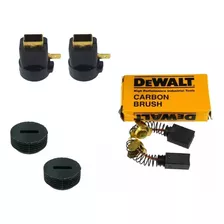 Conj. Porta Carvão+carvão+tampa Para Politriz Dewalt Dwp849x