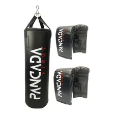 Saco De Boxe 70 Cm + Bate Saco Adulta + Bate Saco Infantil