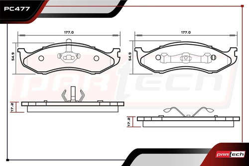 Balatas Delanteras Jeep Grand Cherokee 5.9l 1998 Foto 2