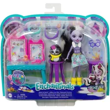 Enchantimals Muñeca Modelo Sage Skunk Y Caper