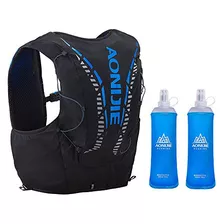 Mochila De Running Hombres Y Mujeres, 5l/12l, Gris Y Ne...