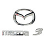 Emblema Mazda 3 Cromado Mazda 2 (Hatchback)