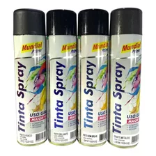 Pintura Aerosol Spray Esmalte Negro Brillante #1 400ml M32