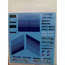 Water Slide Decal Falken P/ Miniaturas 1/64