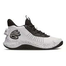 Tênis Under Armour Masculino Curry 3z7 Preto+branco