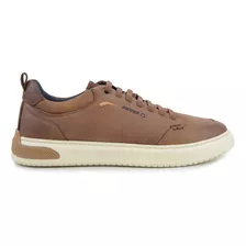 Sapatênis Masculino Pipper Couro Ocean Marrom Toffee 61401j