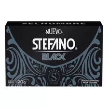 Jabón En Barra Stefano Black 120 g