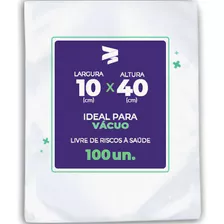 Embalagem / Sacos A Vácuo 10x40 - 100 Und