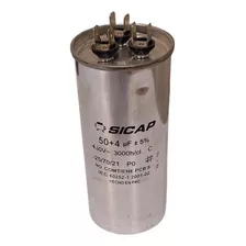 Capacitor Duo Sicap 50µf + 4µf/450 Vca