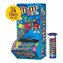 M&m Mini Tubos Chocolate (caja De 24 Unidades) 
