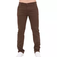 Calça Reta Masculina Sarja Elastano Esporte Fino 