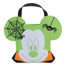 Sacola Mickey Halloween Verde Tam 30 Cm Un