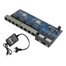 2 Switch Metro Gigabit 2 Sc/apc E 8 Rj45 10/100/1000c/ Fonte