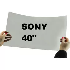 Película 40 Polarizada P/ Tvs Sony Todos Modelos + Brinde