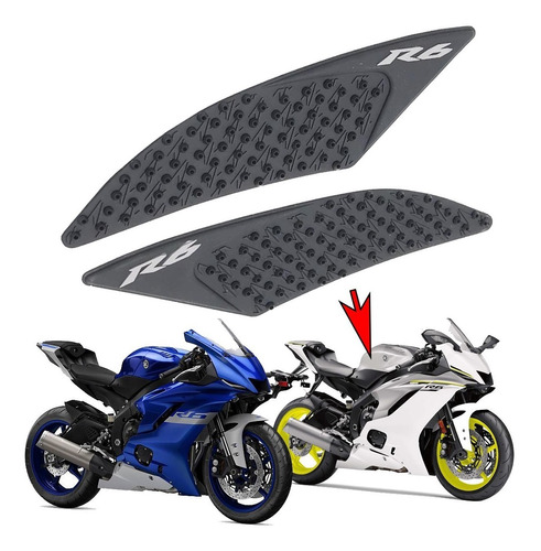 Tank Pad Lateral Nueva  Yamaha R6 2017-2021 Foto 2