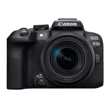 Cámara Canon Mirrorless Eos R10 Rf-s18-150mm F3.5-6.3 Is Stm Color Negro