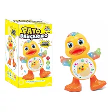 Pato Patinho Brinquedo Infantil Com Som Luz E Movimentos