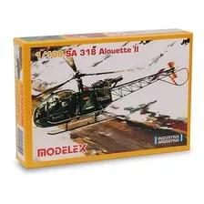 Sa 318 Alouette Ii Maqueta P Armar Helicóptero 1/100 Modelex