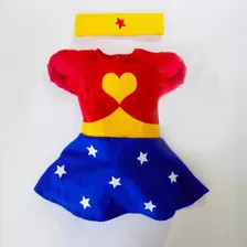 Vestido Fantasia Baby Maravilha | Tamanhos 0 Até 3 Anos