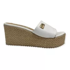 Chanclas Plataforma Sandalias Yute De Moda 