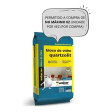 Argamassa P/ Bloco De Vidro 20kg Quartzolit New