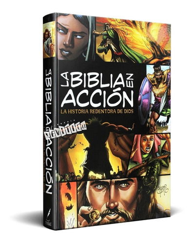 La Biblia En Acción Biblia Ilustrada Comic Pasta Dura 