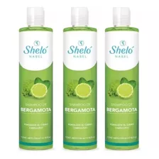  Pack 3 Shampoo Bergamota Sheló Nabel