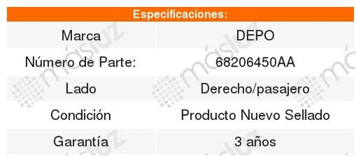 Par Cuartos Laterales Depo Chrysler 200 2016 2015 Foto 2