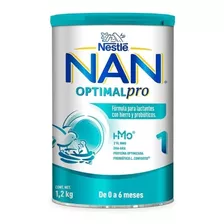 Leche De Fórmula En Polvo Sin Tacc Nestlé Nan Optimal Pro 1 En Lata De 1.2kg - 0 A 6 Meses