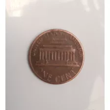 Moneda One Cent Lincoln 1983 Sin Ceca