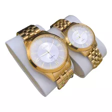 Reloj Parejas Q&q Con Estuche 