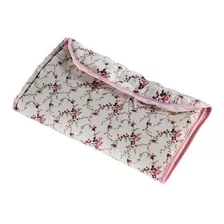 Trocador Portátil De Bolsa Impermeável Bebê Floral Rosa 