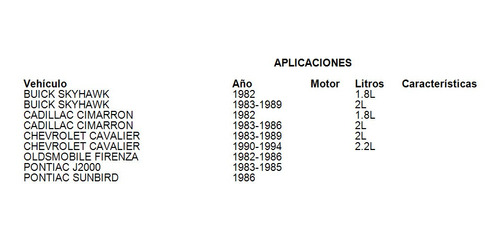 Radiador Pontiac J2000 1985 Deyac Foto 8