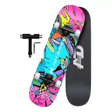 Skateboard Ad 3108 31'' Canadian Maple - Psychedelic
