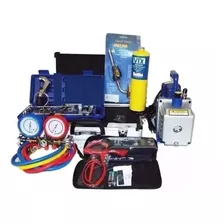 Kit Refrigeração Ferramentas Com Dvd Manutencao Split 5cfm