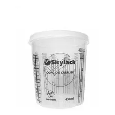 Kit Com 10 Copo Para Catalise 450ml - Skylack
